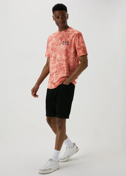 Orange Tye Dye T-Shirt - S Image 4