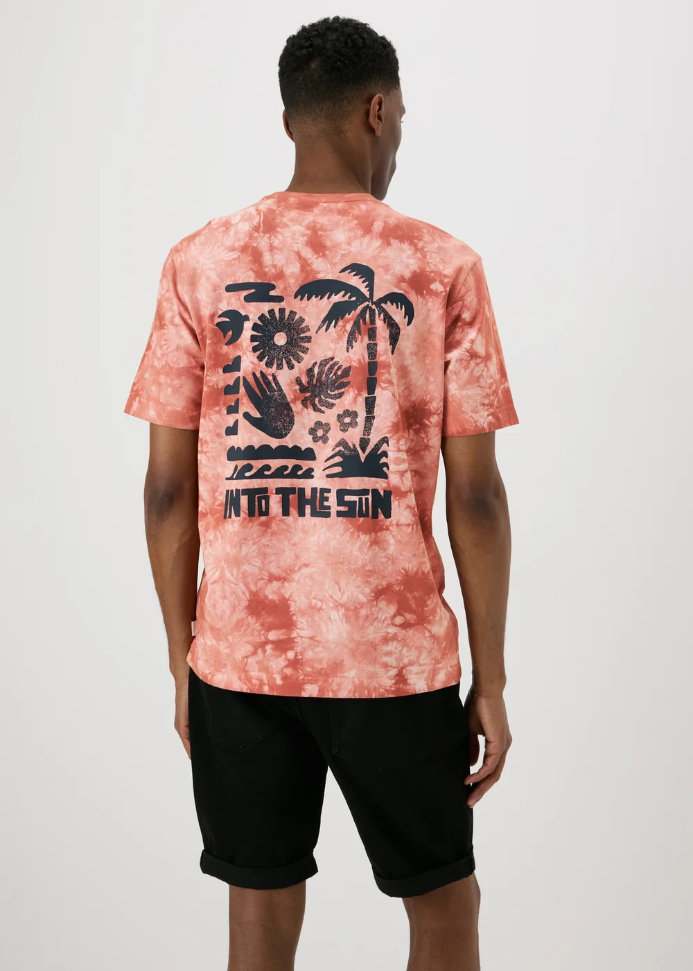Orange Tye Dye T-Shirt - S Image 2
