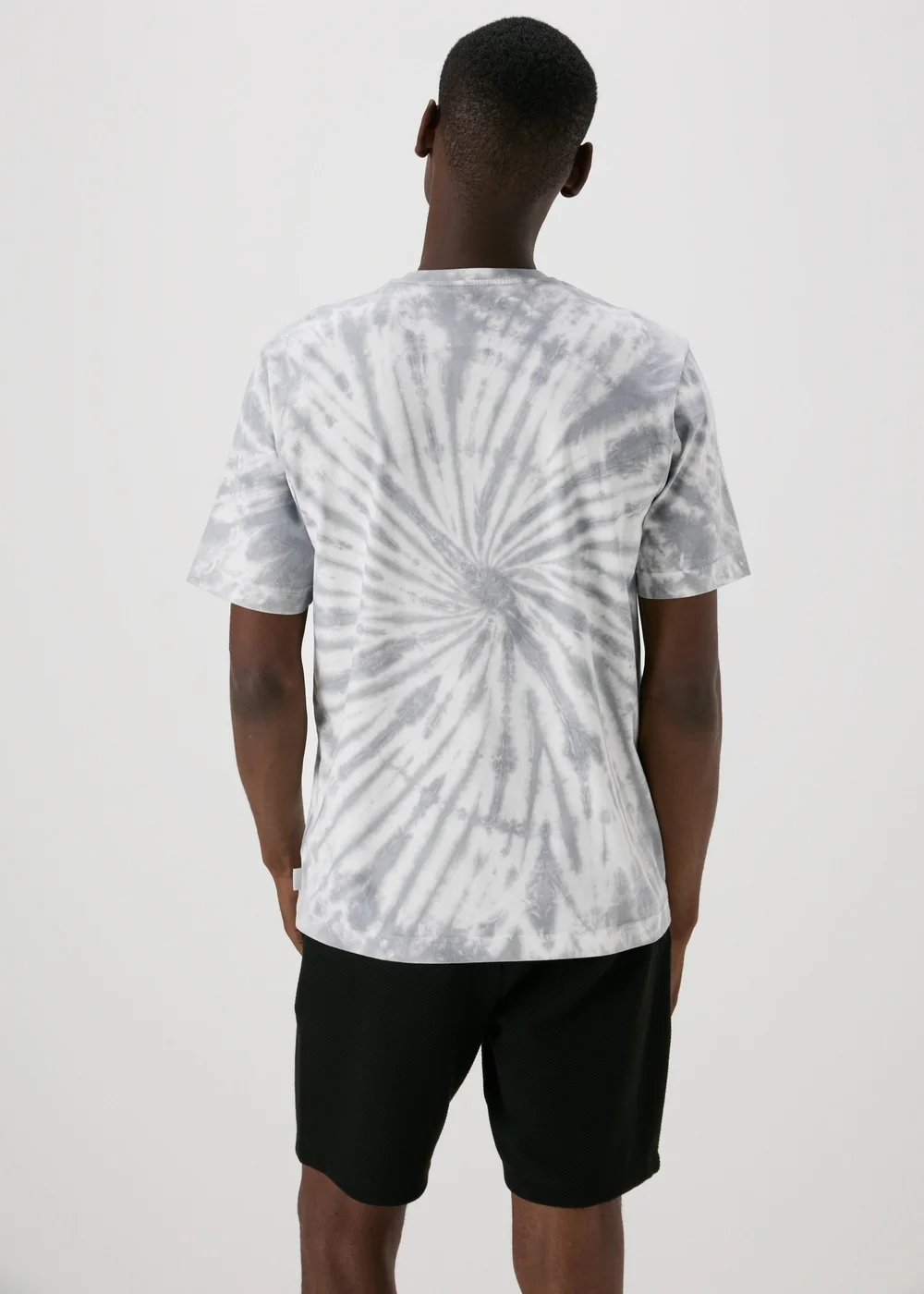 Grey Tie Dye T-Shirt - S Image 2