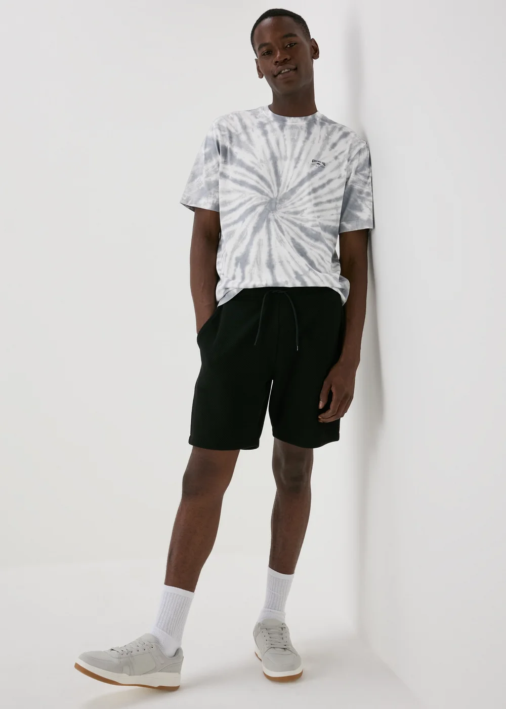 Grey Tie Dye T-Shirt - S Image 4