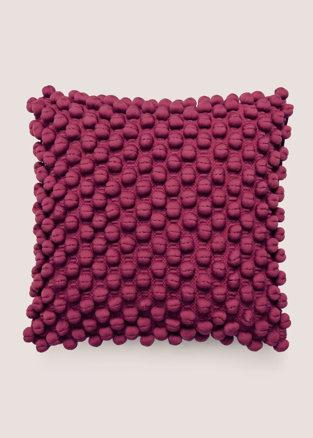 Pink Bobble Cushion Image 1