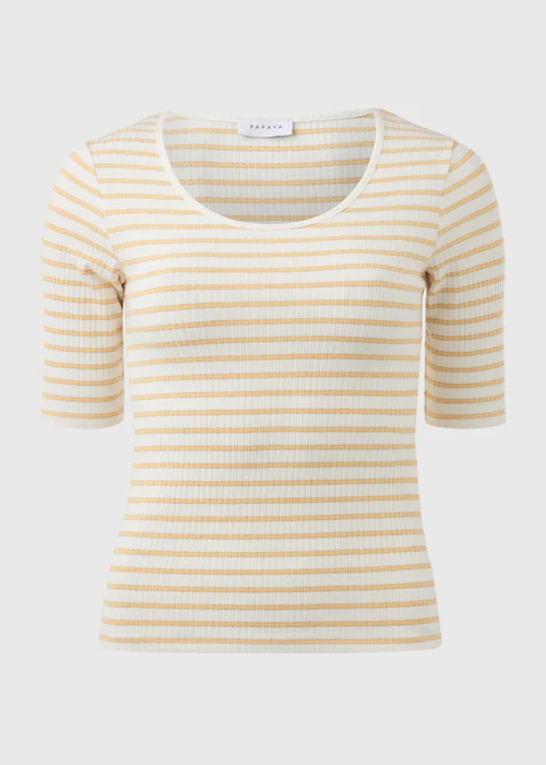Stripe 3/4 Sleeve T Shirt - Size 8 Image 5