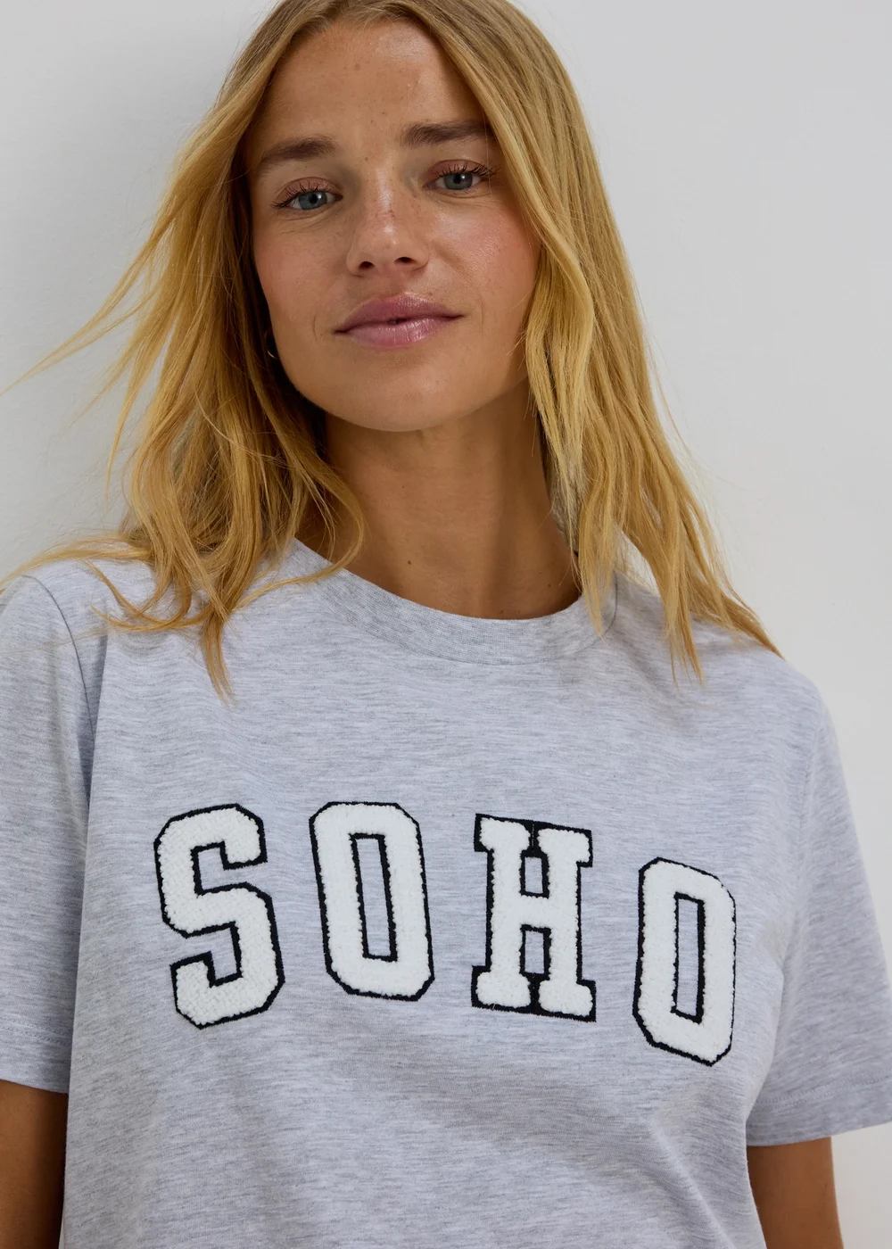 Grey Soho Printed T-Shirt - 8 Image 3