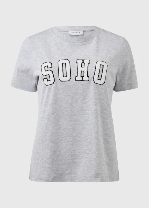 Grey Soho Printed T-Shirt - 8 Image 5