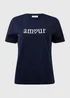 Navy Amour Graphic T-shirt - Size 8 Image 5