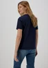 Navy Amour Graphic T-shirt - Size 8 Image 2