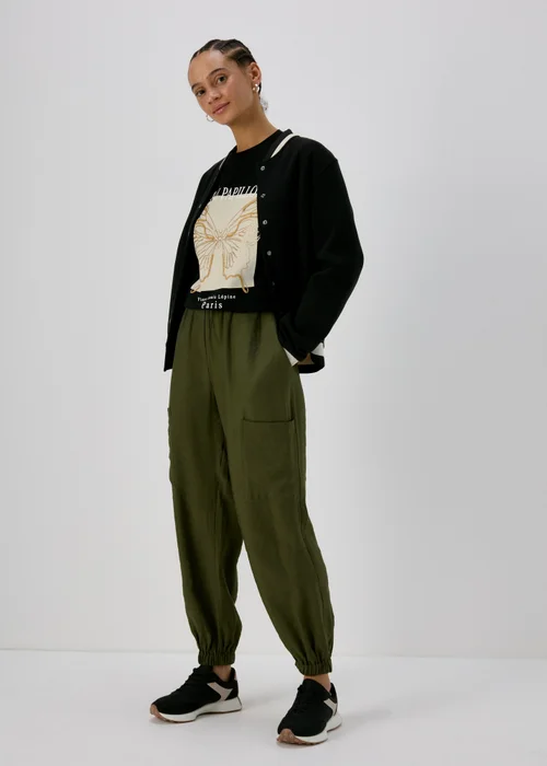 Black Butterfly Print T Shirt - S Image 4