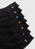 7 Pack Fast Food Embroidered Socks - Sizes 6 - 8.5 Image 2