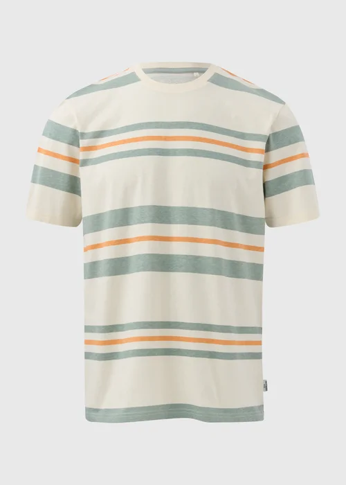 Ecru Multicolour Candy Stripe T-Shirt - S Image 5