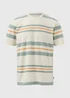Ecru Multicolour Candy Stripe T-Shirt - S Image 5