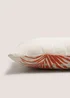 Cream Tropical Leaf Cushion (30cm x 50cm) Image 2