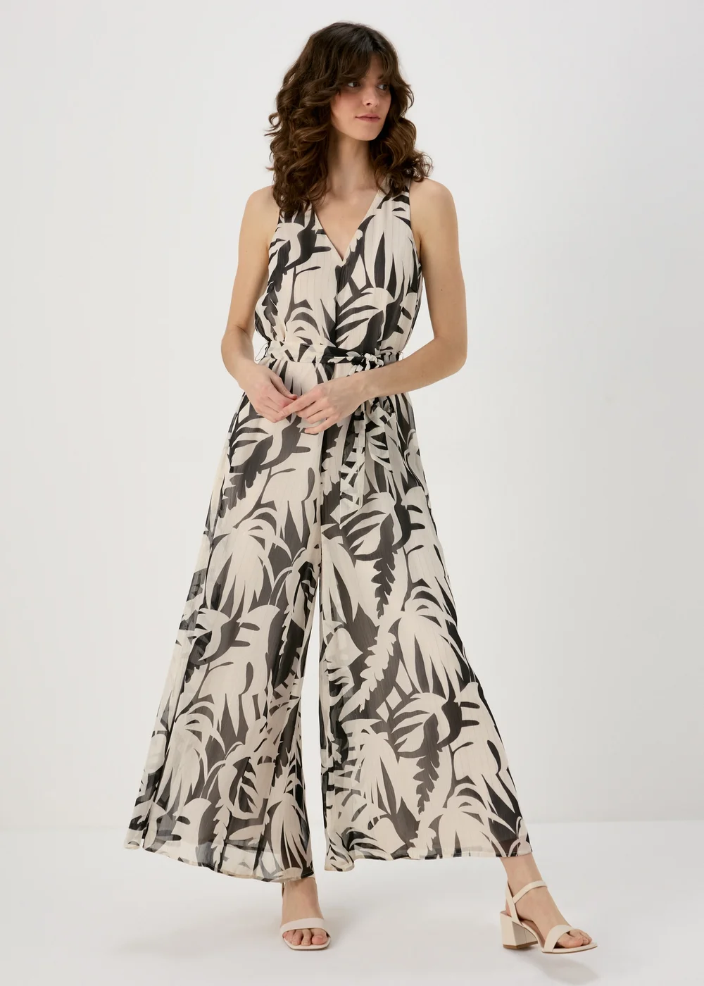 Et Vous Nude Chiffon Jumpsuit - 8 Image 2