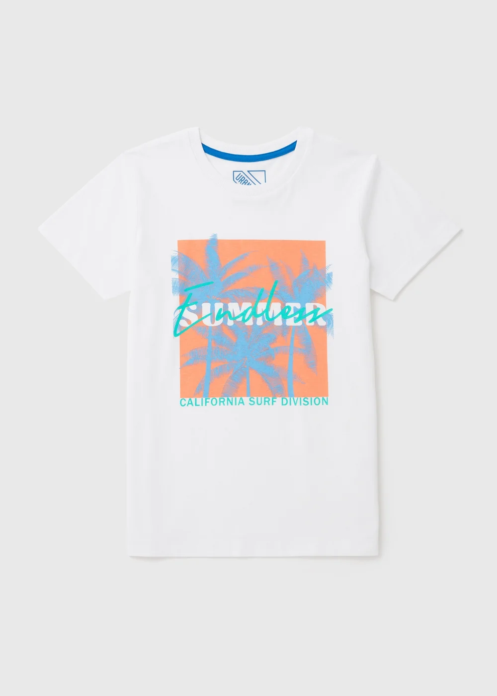 Boys White Endless Summer Palm T-Shirt (7-13yrs) - Age 7 Years Image 1