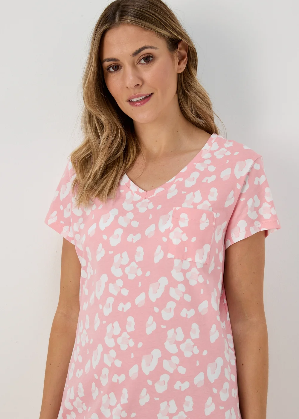 Pink Leopard Print Nightie - Extra small Image 3