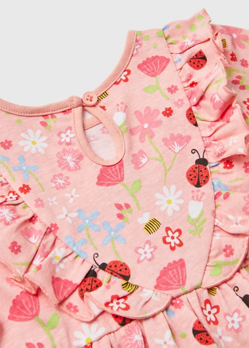 Baby Pink Ladybird Dress (Newborn-23mths) - 0-3 months Image 2