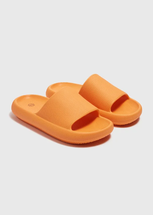 Girls Orange Cloud Sliders (Younger 10/11-5/6 Older) - Size 1 - 2 Image 1