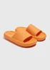 Girls Orange Cloud Sliders (Younger 10/11-5/6 Older) - Size 1 - 2 Image 1
