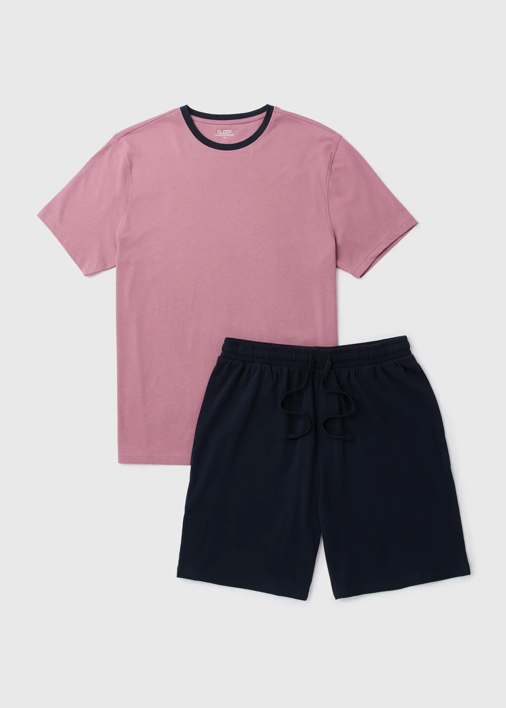 Purple Basic T-Shirt & Shorts Pyjama Set - Extra small Image 4
