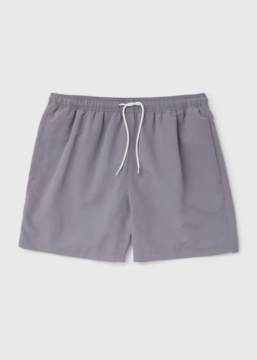 Purple Plain Swim Shorts - S Image 4