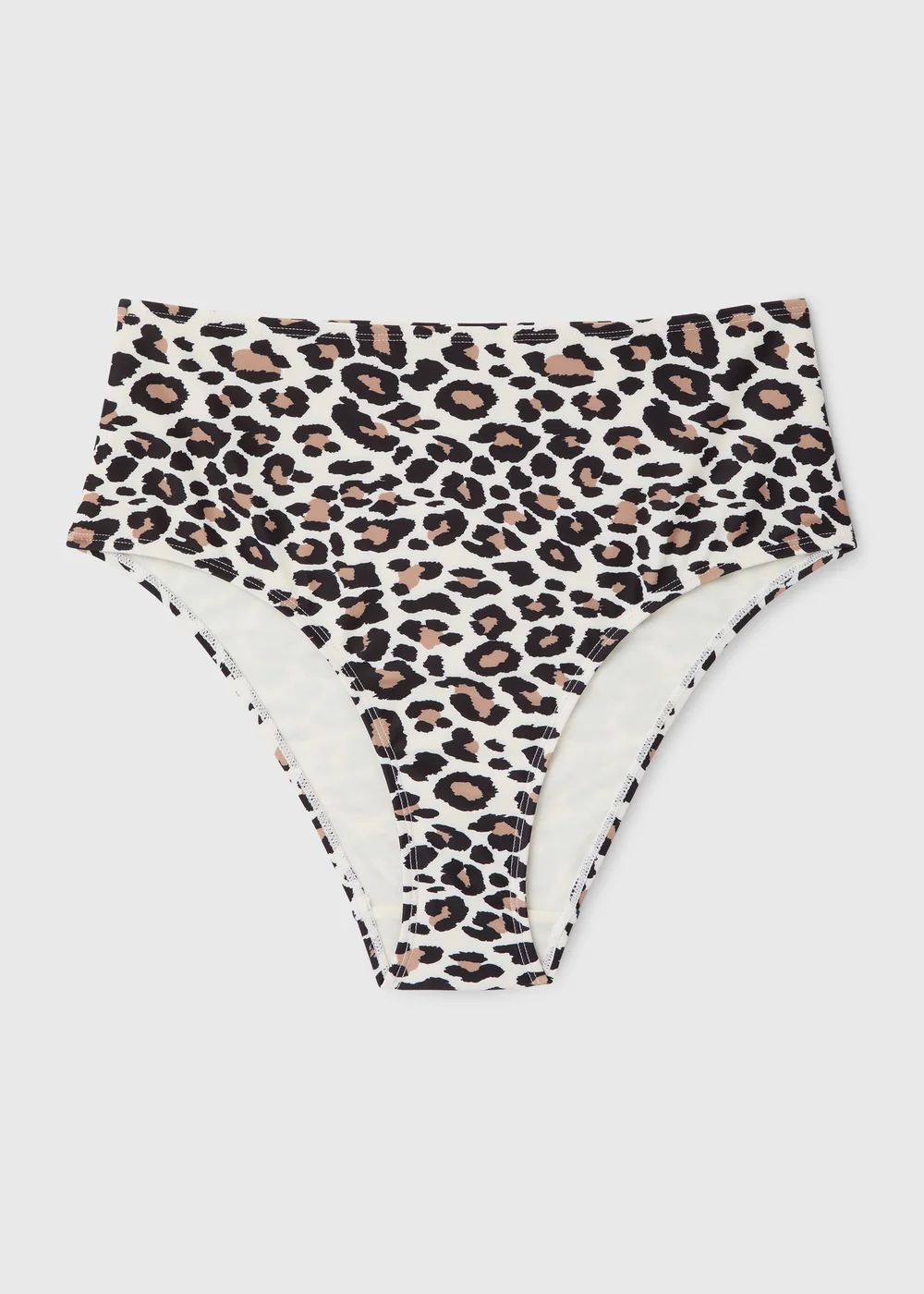 Cream Animal Print High Waisted Briefs - 6 Image 4