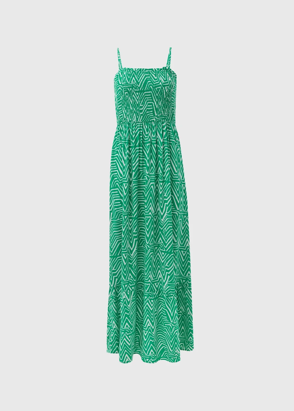 JDY Green Smock Maxi Dress - 10 Image 5