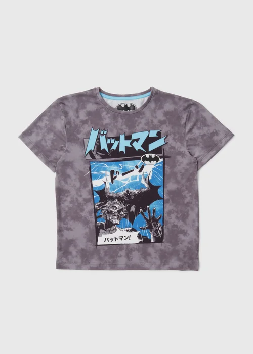 Boys Charcoal Tie Dye T Shirt (4-12yrs) - 4 Yrs Image 1