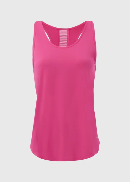 Souluxe Pink Mesh Sports Vest Top - S Image 5