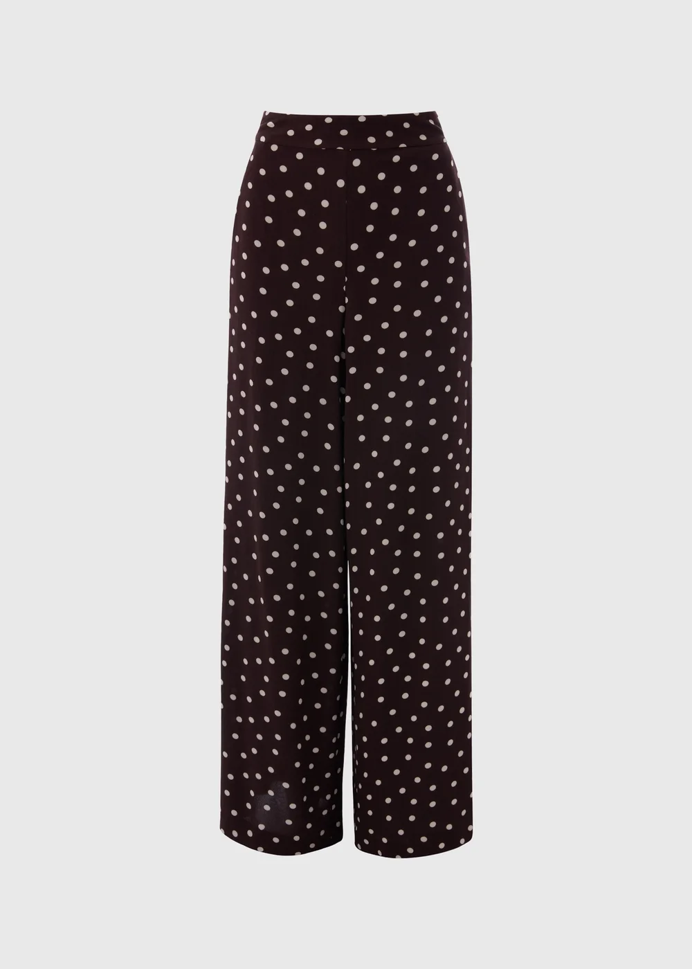 Et Vous Brown Spot Print Wide Leg Co Ord Trousers - 8 Image 5