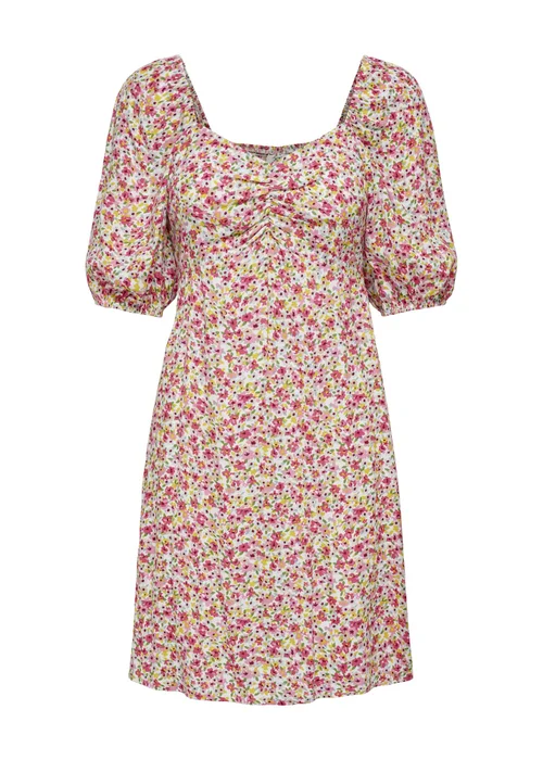 JDY Pink Daisy Dress - 16 Image 2