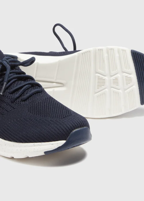 Souluxe Navy Runner Trainers - Size 3 Image 2
