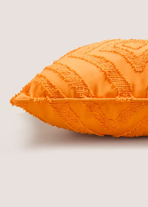 Orange Geometric Pattern Cushion (43cmx43cm) Image 2