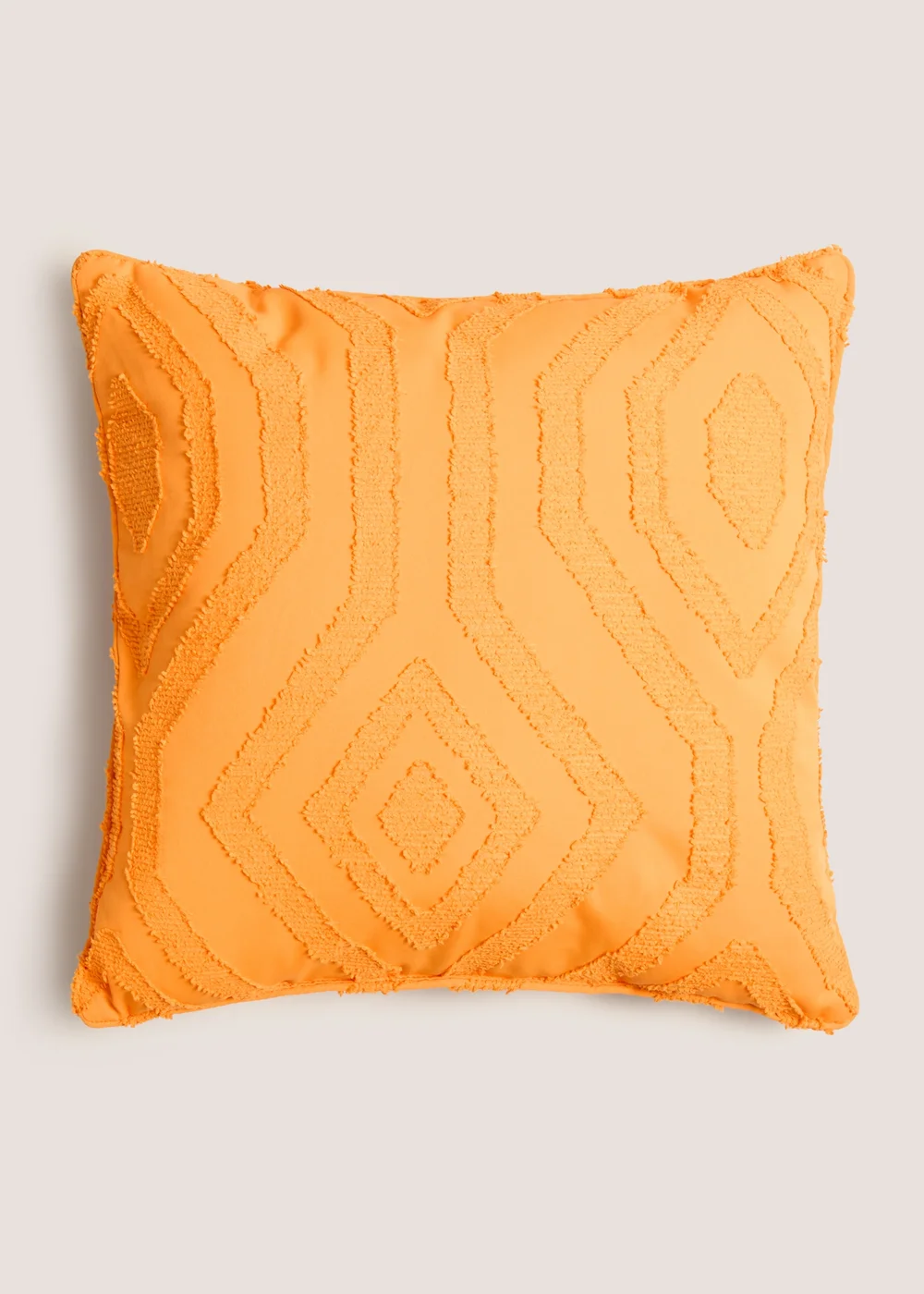 Orange Geometric Pattern Cushion (43cmx43cm) Image 1
