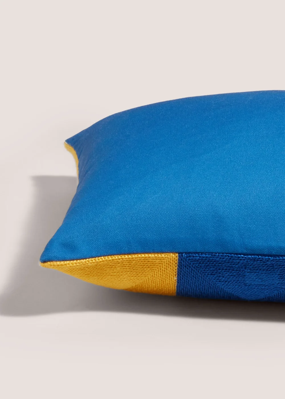 Multicolour Smile Slogan Cushion Image 2