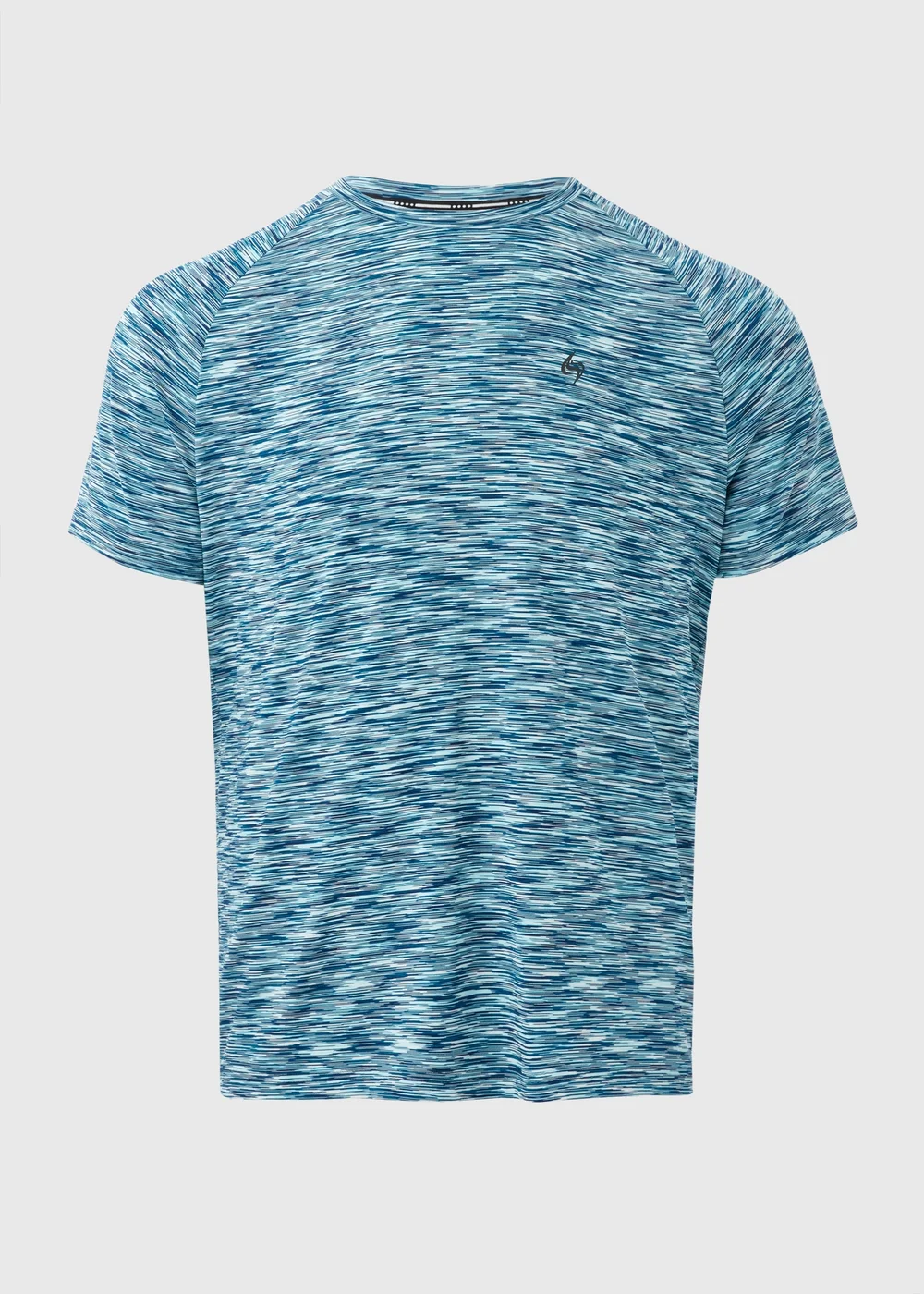 Souluxe Blue Space Dye T-Shirt - S Image 5