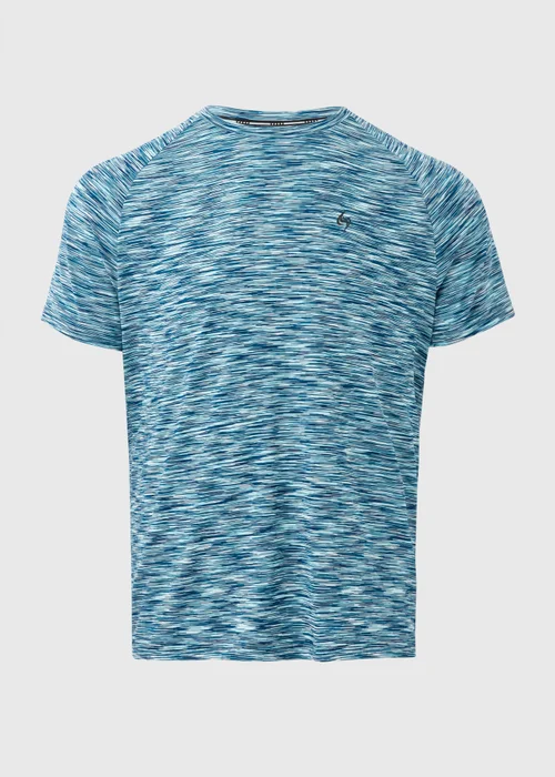 Souluxe Blue Space Dye T-Shirt - S Image 5