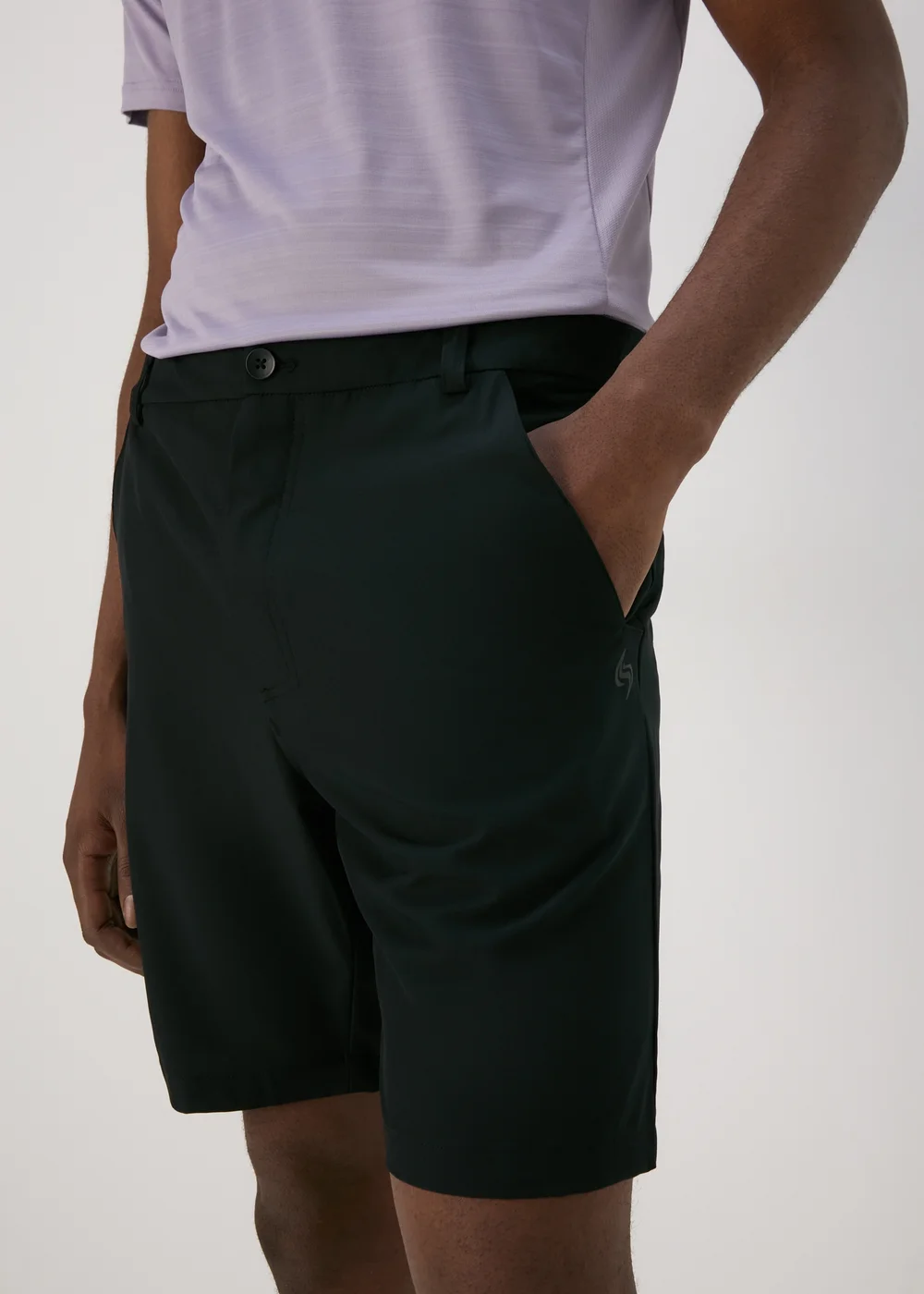 Souluxe Black Golf Shorts - S Image 3