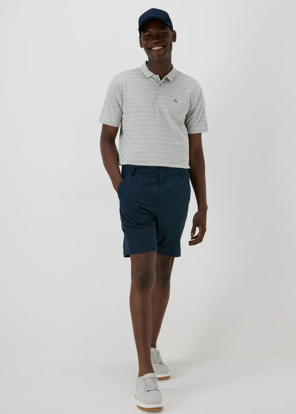 Souluxe Navy Golf Shorts - S Image 4