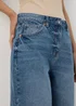 Mid Wash Longline Denim Shorts - 8 Image 3