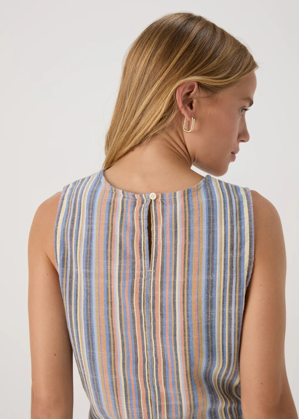 Multicolour Stripe Co Ord Vest - 8 Image 3