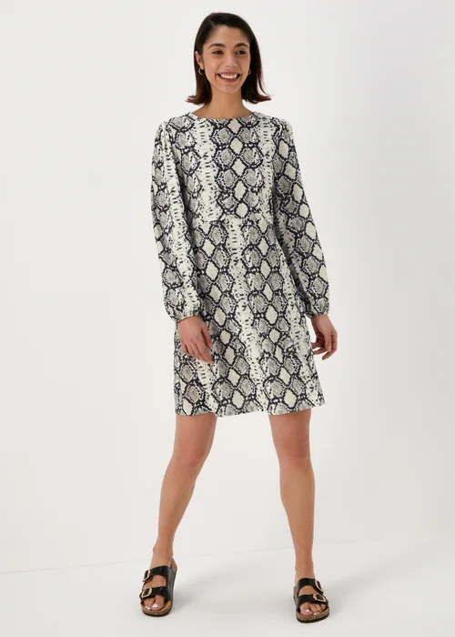 Et Vous Beige Snake Print Mini Dress - 8 Image 1