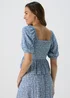 Papaya Petite Blue Sheered Co Ord Blouse Top - 6 Image 2