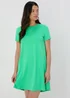 Green T-Shirt Dress - 8 Image 1