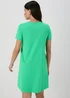 Green T-Shirt Dress - 8 Image 2