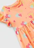 Girls Coral Heart Dress (1-7yrs) - 1-1.5 Yrs Image 2