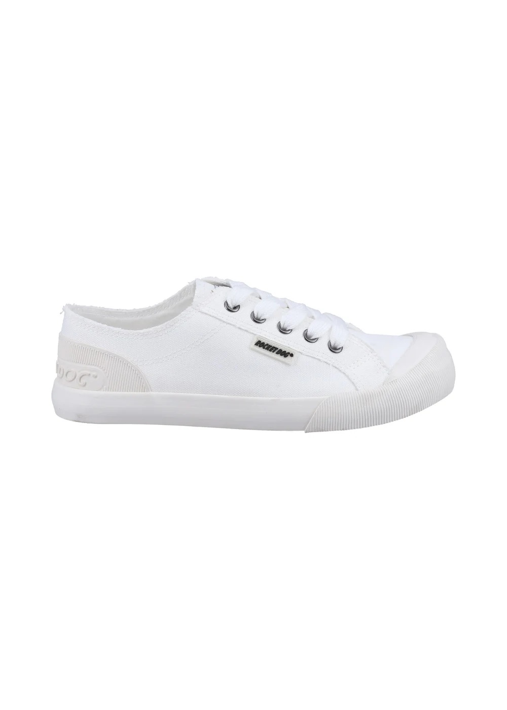 Rocket Dog White Jazzin 12A Canvas Shoes - 3 Image 1