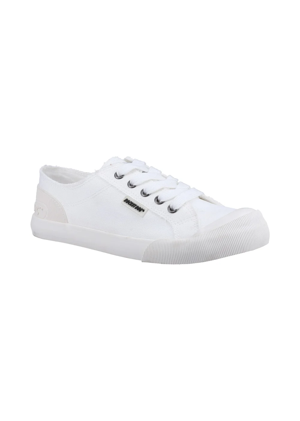 Rocket Dog White Jazzin 12A Canvas Shoes - 3 Image 2
