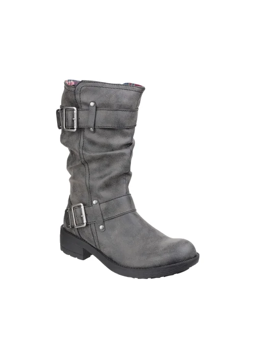 Rocket Dog Black Trumble Biker Boot - 3 Image 2