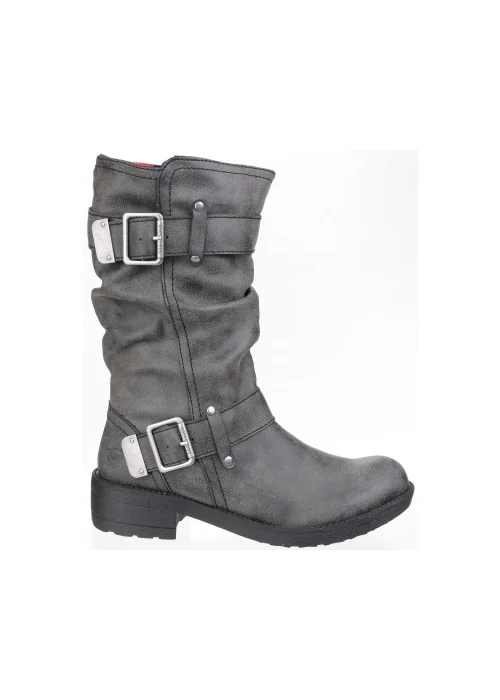 Rocket Dog Black Trumble Biker Boot - 3 Image 1