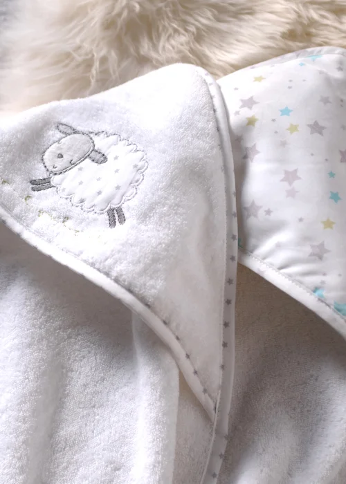 East Coast Counting Sheep Hooded Cuddle Robes - One Size Image 2