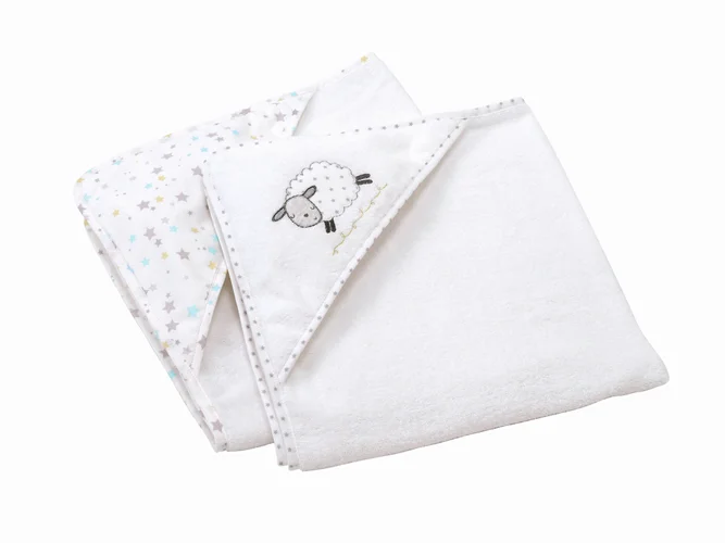 East Coast Counting Sheep Hooded Cuddle Robes - One Size Image 1